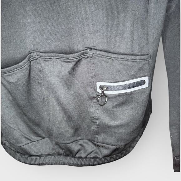 Rapha Black Core Long Sleeve Jersey Small Pink Trim Full Zip Performance Cycling - Picture 7 of 9